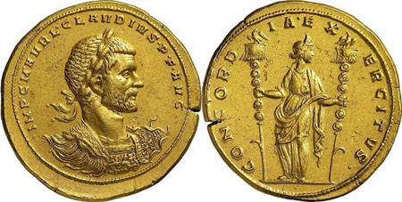 Claudius Gothicus AV medallion