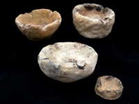 Four Early Bronze Age Oil Lamps