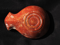 Daroma-like Oil Lamp. 50-100 CE.