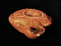 Egyptian "Frog Lamp" 50 BCE-150 CE.