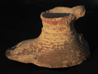 Byzantine "Boot" Lamp. Sixth-Seventh Century CE.