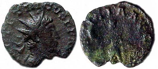 Antoninianus of Emperor Tetricus I
