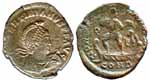 Bronze centionalis of Valentinian II