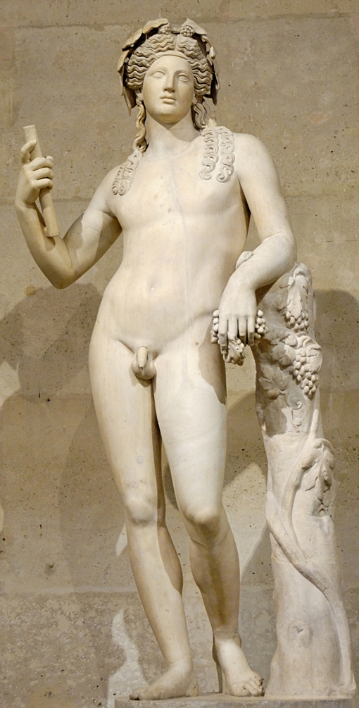 The statue of Dionysos