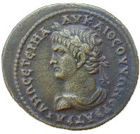 Coin portrait of Emperor Trajan